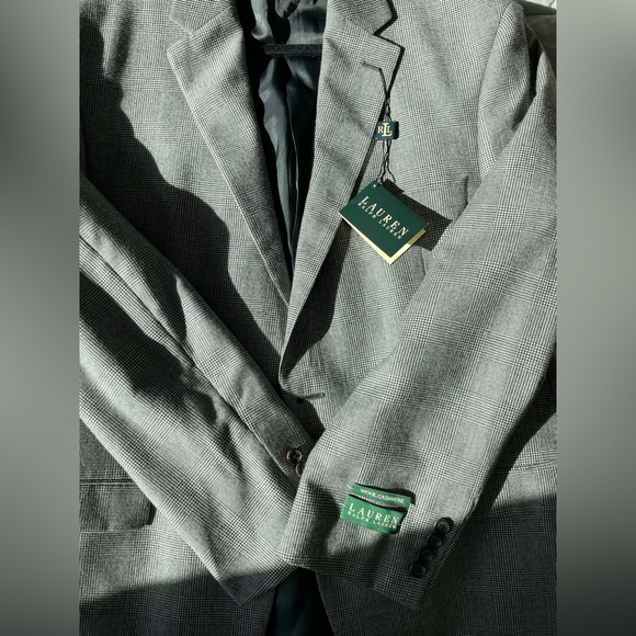 NWT Wool and cashmere blend Men’s Green Label Ralph Lauren Sports Coat size 44R - Picture 2 of 5